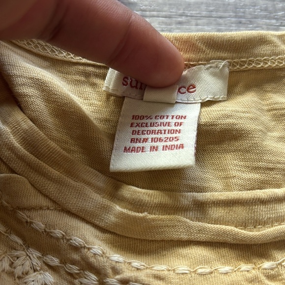 Sundance Embroidered Short Sleeve Blouse - Picture 5 of 5